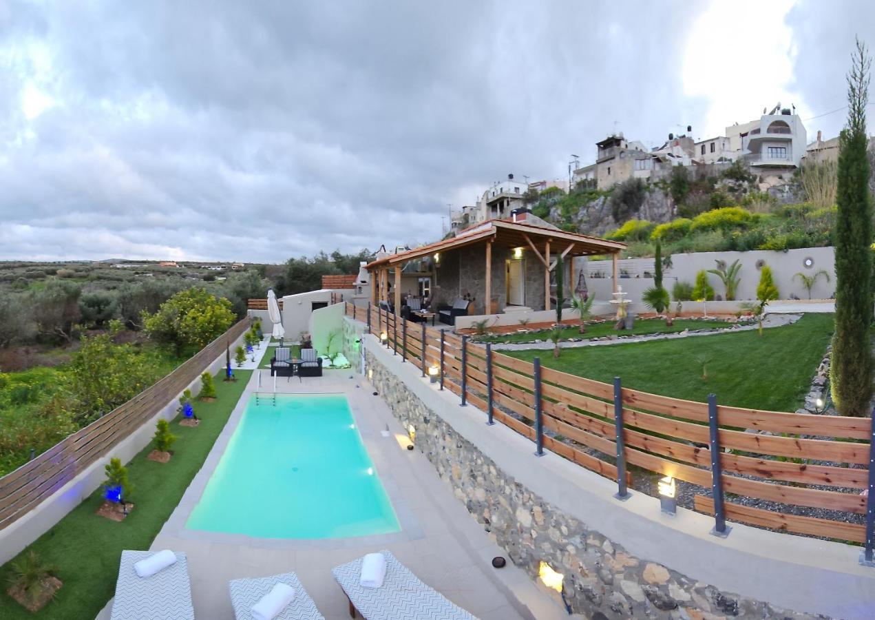 Elia Paradise Villa With Private Pool Ираклион Экстерьер фото