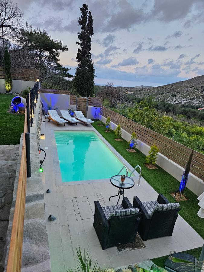 Elia Paradise Villa With Private Pool Ираклион Экстерьер фото