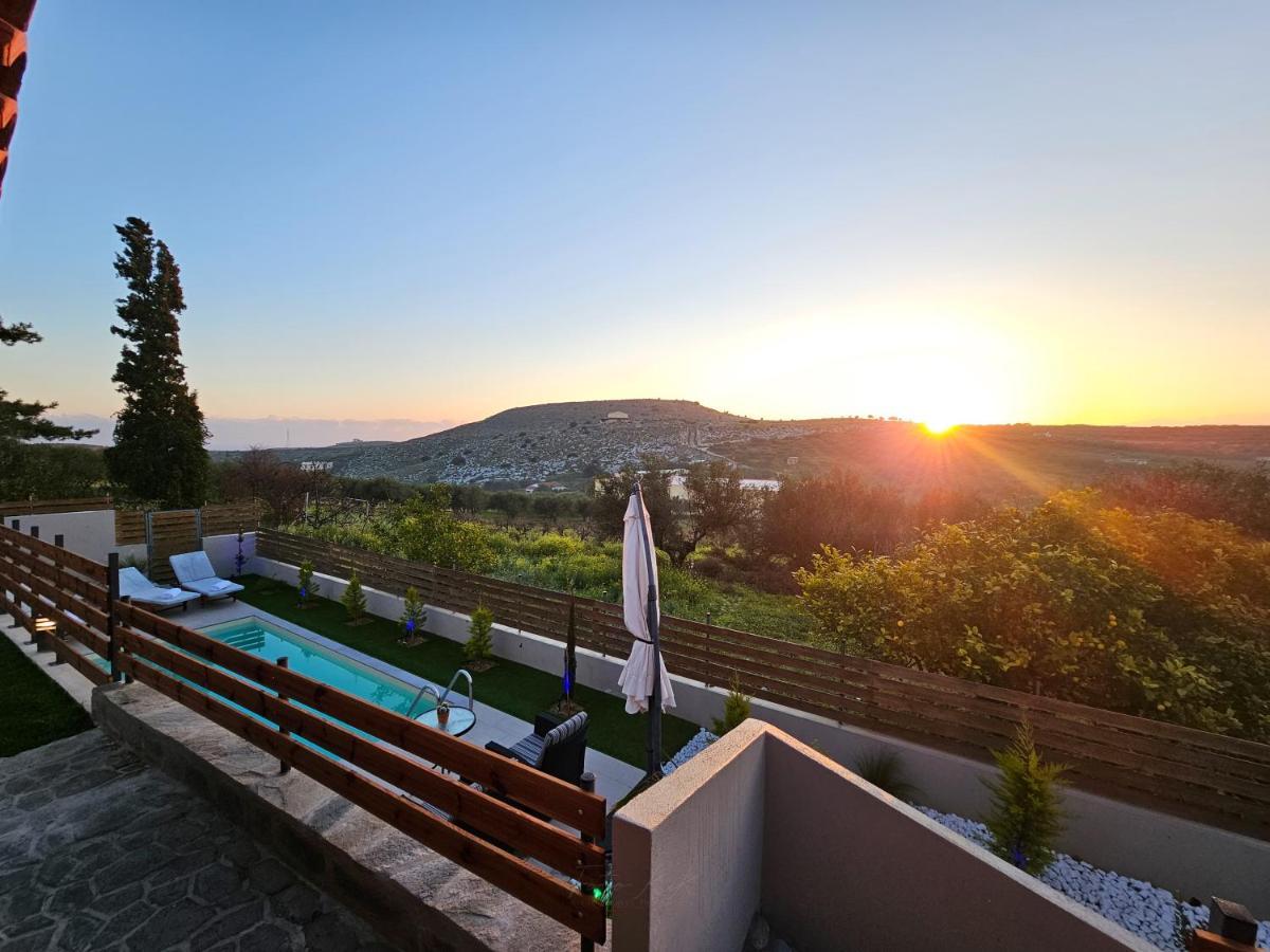 Elia Paradise Villa With Private Pool Ираклион Экстерьер фото